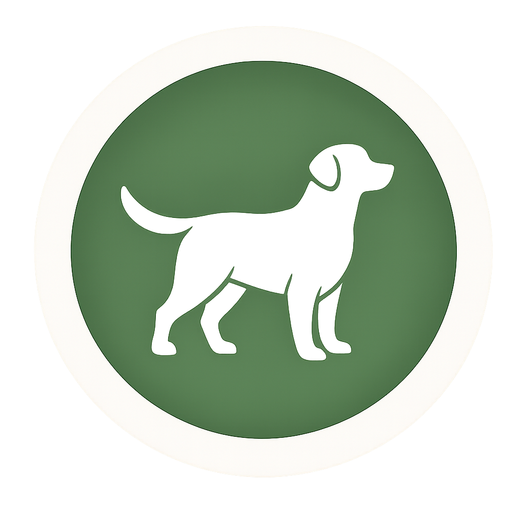 Dog boarding icon