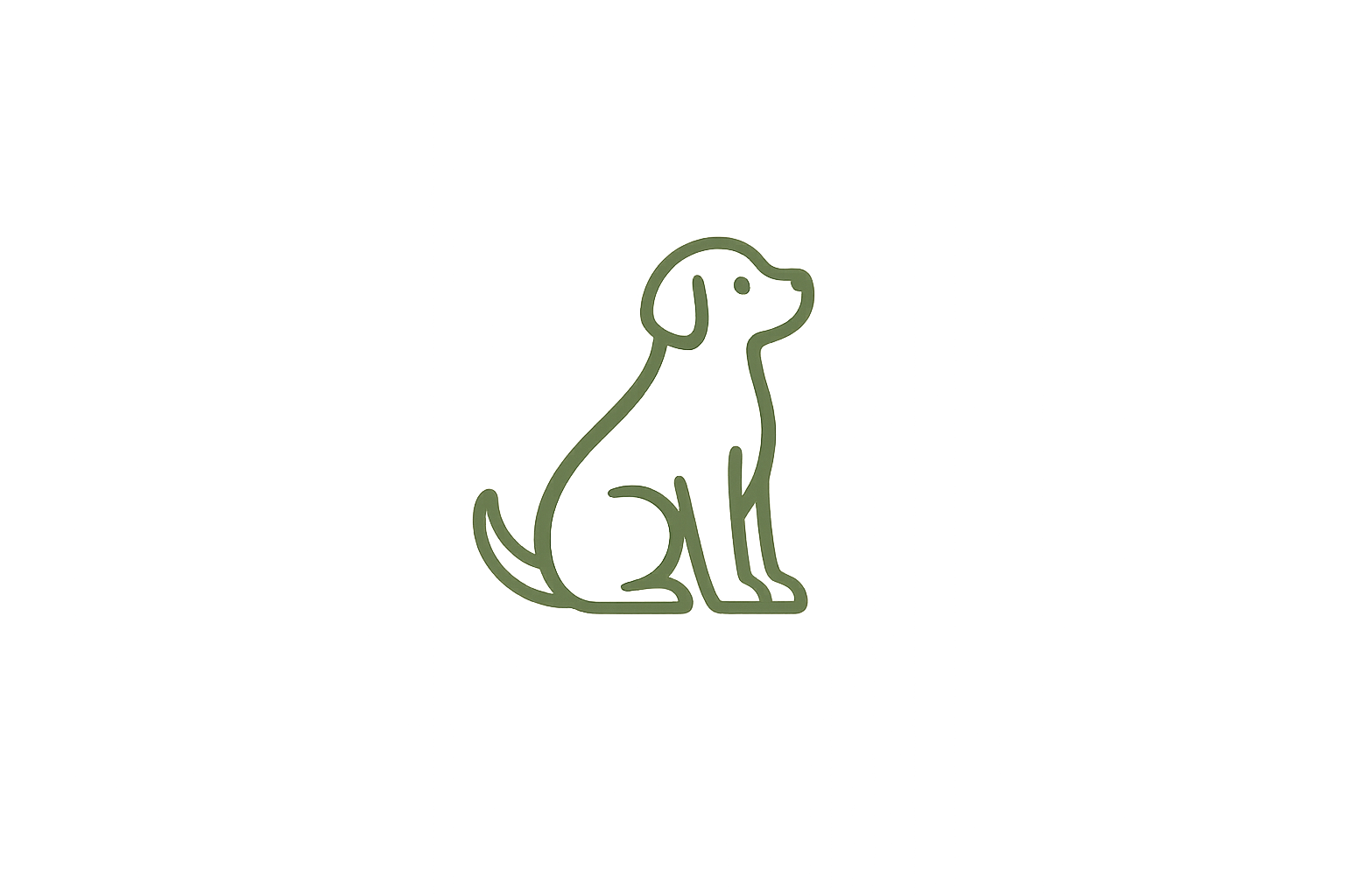 Dog boarding kennels icon